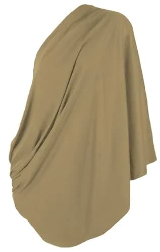 LK Baby 2pk Infinity Nursing Scarf Shawl Light Brown | Soft Breathable Jersey for Breastfeeding Privacy thumbnail 1