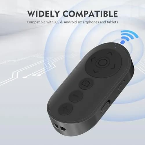 Aistraunix Black Wireless Remote Control for TikTok & Smartphones | 10m (33ft) Range thumbnail 6