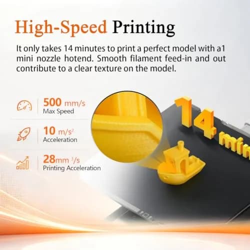 HzdaDeve 0.2mm A1 Hotend Kit for Bambu Lab A1/A2L Printers | Hardened Steel Nozzle Assembly (2-Pack) thumbnail 7