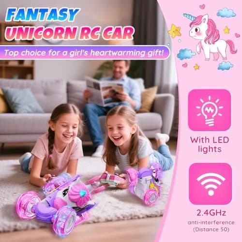 Motivekit Unicorn Stunt RC Car 12.7cm (5 inches) | ASTM-Tested Educational Toy for Kids 3+ thumbnail 6