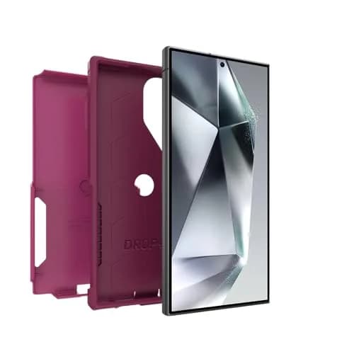 OtterBox Samsung Galaxy S24 Ultra Commuter Series Pink Case | Slim & Tough, Pocket-Friendly, Port Protection thumbnail 5