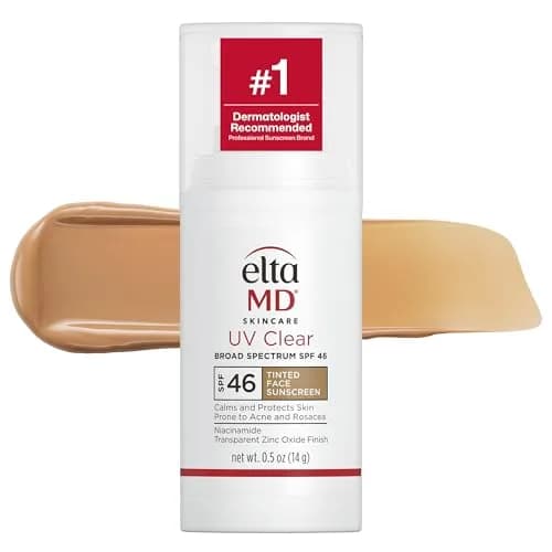 EltaMD UV Clear Tinted Face Sunscreen SPF 46 15ml (0.5 oz) | Broad Spectrum Protection for Sensitive Skin thumbnail 1