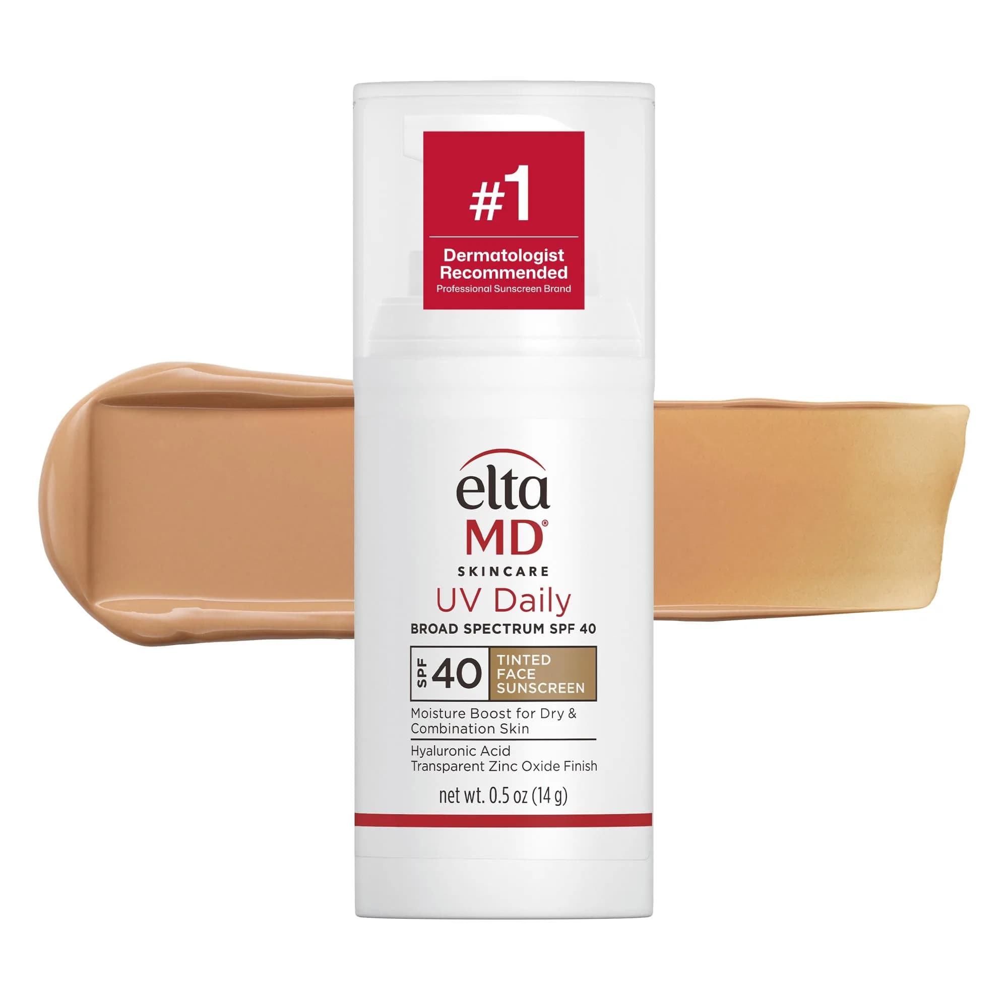 EltaMD UV Daily Tinted Face Sunscreen Moisturizer SPF 40 15ml (0.5 oz) | Broad Spectrum Protection