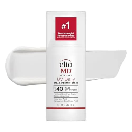 EltaMD UV Daily Untinted Face Sunscreen Moisturizer SPF 40, 15ml (0.5 Fl Oz) | Hydrates Dry Skin, No White Cast thumbnail 1