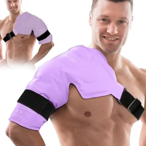 Comfytemp Shoulder Ice Pack Wrap Rotator Cuff Therapy Large/X-Large Purple | Cold & Hot Therapy for Pain Relief thumbnail 1