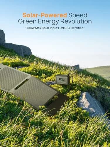 AFERIY Nano100 Portable Power Bank Station 145W | 31000mAh, 100W PD Charger, Travel-Ready, Solar Support thumbnail 7