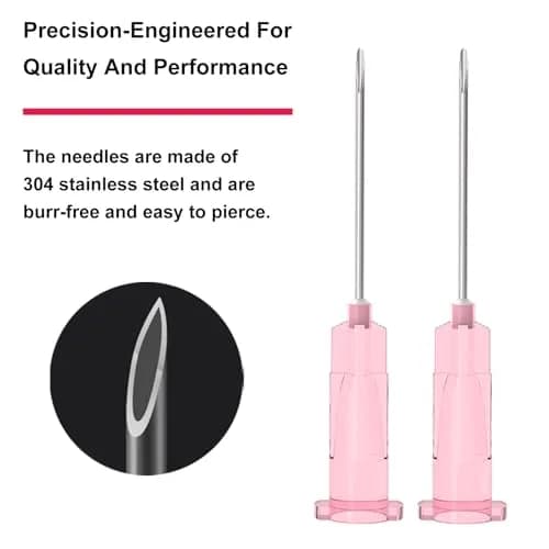 AHHKZT 29 Gauge 1/2-Inch Luer Lock Needles, Individually Wrapped, 100 PCS | Industrial Dispensing Accessories thumbnail 3