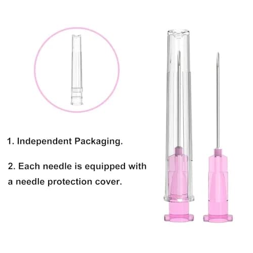 AHHKZT 18 Gauge 1.5 Inch Luer Lock Needles - 100 Pack | Industrial Dispensing Accessories thumbnail 4