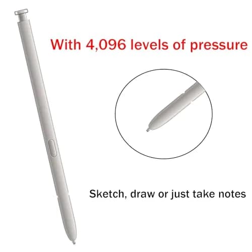 Dogxiong 2 Pack S25 Ultra S Pen Replacement for Samsung Galaxy S25 Ultra S Pen, Light Gray | 4096 Pressure Levels thumbnail 2