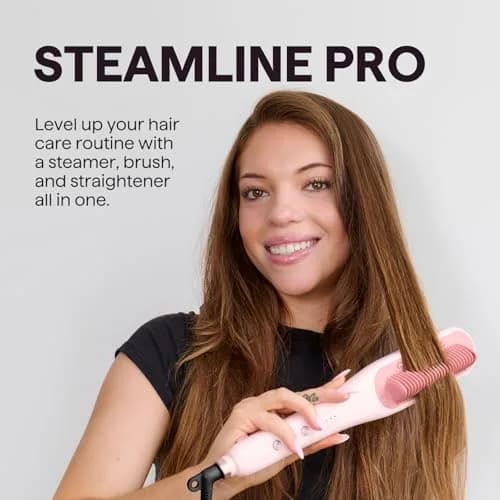 Wavytalk Steam Hair Straightener Brush with Hydro-Infusion Steam Technology, 2.0m Cord, Blue | 410°F Max Heat, 10-15 Min Styling thumbnail 8