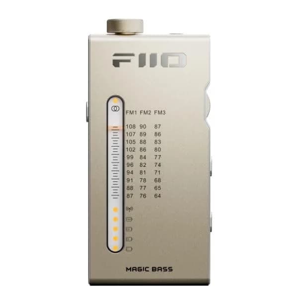 FiiO RR11 Portable HiFi FM Stereo Radio Receiver Titanium Gold | Analog PVR Tuning thumbnail 5