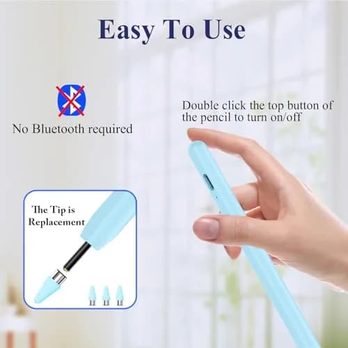 CMARS Stylus Pen for Android, Magnetic Phone Pencil, Fine Point Digital Touch Screen Pen, Compatible with iPhone/Samsung/Xiaomi/Huawei/Vivo - Blue thumbnail 7
