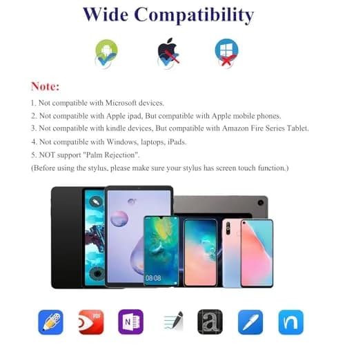 CMARS Stylus Pen for Android, Magnetic Phone Pencil, Fine Point Digital Touch Screen Pen, Compatible with iPhone/Samsung/Xiaomi/Huawei/Vivo - Blue thumbnail 2