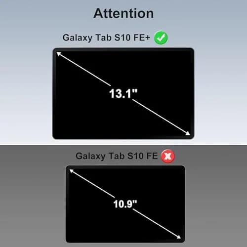 SPARIN 13.1 Inch Tempered Glass Screen Protector for Samsung Galaxy Tab S10 FE Plus 2025 | 9H Hardness, S Pen Compatible thumbnail 2