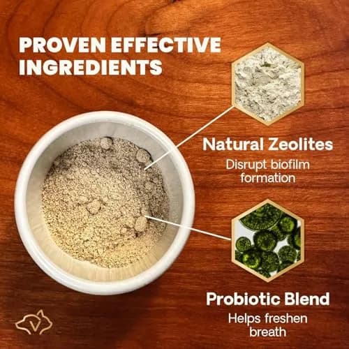 VetriScience Dental Care Powder for Dogs and Cats 2 X 4.2 Oz | Clinically Tested Oral Support thumbnail 6