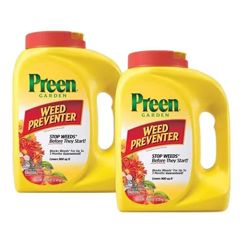 Preen Garden Weed Preventer 5.625 lb | Up to 3 Months Weed Control, Safe for Flowers & Vegetables thumbnail 1