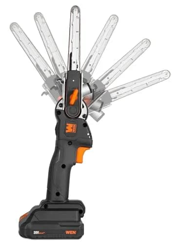WEN 20V Max Cordless Variable Speed Detailing File Sander 1/2-inch x 18-inch | Brushless Motor, 2.0 Ah Battery Included thumbnail 4