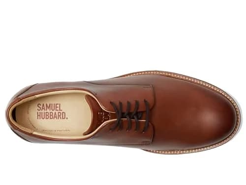 Samuel Hubbard Men's Founder Cognac Leather Oxford 10.5 X-Wide | Classic Business Casual Footwear thumbnail 2