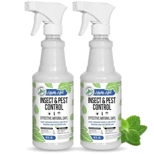 Mighty Mint Peppermint Oil Insect Repellent Spray 16 Fl Oz (Pack of 2) | Natural Spider & Ant Control thumbnail 1