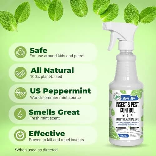 Mighty Mint Peppermint Oil Insect Repellent Spray 16 Fl Oz (Pack of 2) | Natural Spider & Ant Control thumbnail 2