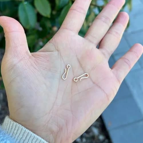 Adabele 14K Gold Filled Hook Clasp Connector 14.2mm (5-Pack) | Hypoallergenic & Tarnish-Resistant thumbnail 3