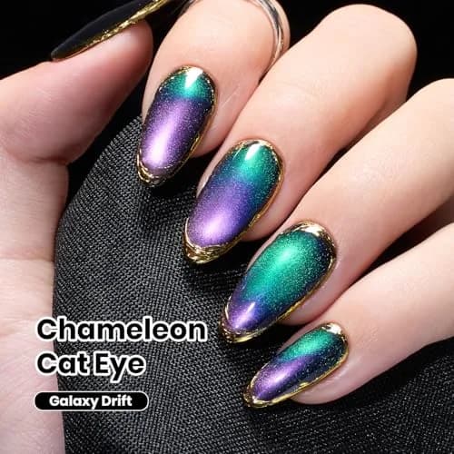 Beetles Gel Polish Stay Shining Cat Eye Gel Nail Polish 15ml (0.5 Fl Oz) | Chameleon Color Shift with UV/LED Cure thumbnail 3
