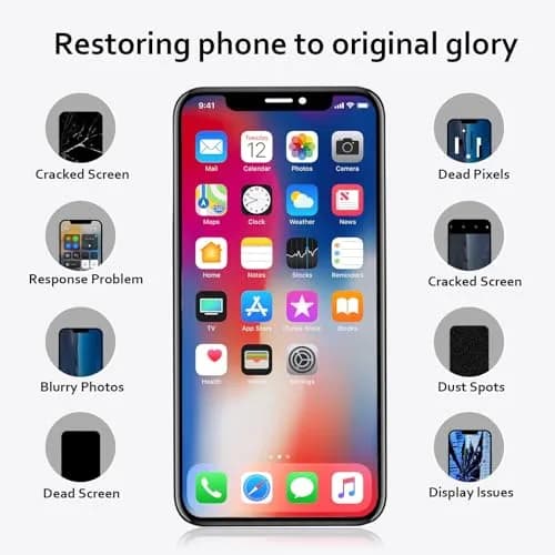 EFAITHLIFE iPhone 12/12 Pro Screen Replacement 6.1 inch LCD Display with Tools, 1080P FHD thumbnail 8