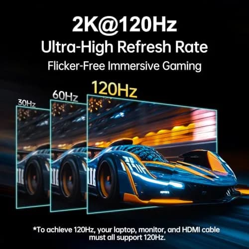 AGFINEST Active DisplayPort to HDMI Adapter 4K@60Hz (15.6 cm) | Stable Signal Conversion for PC, Laptop, Monitor, TV thumbnail 3