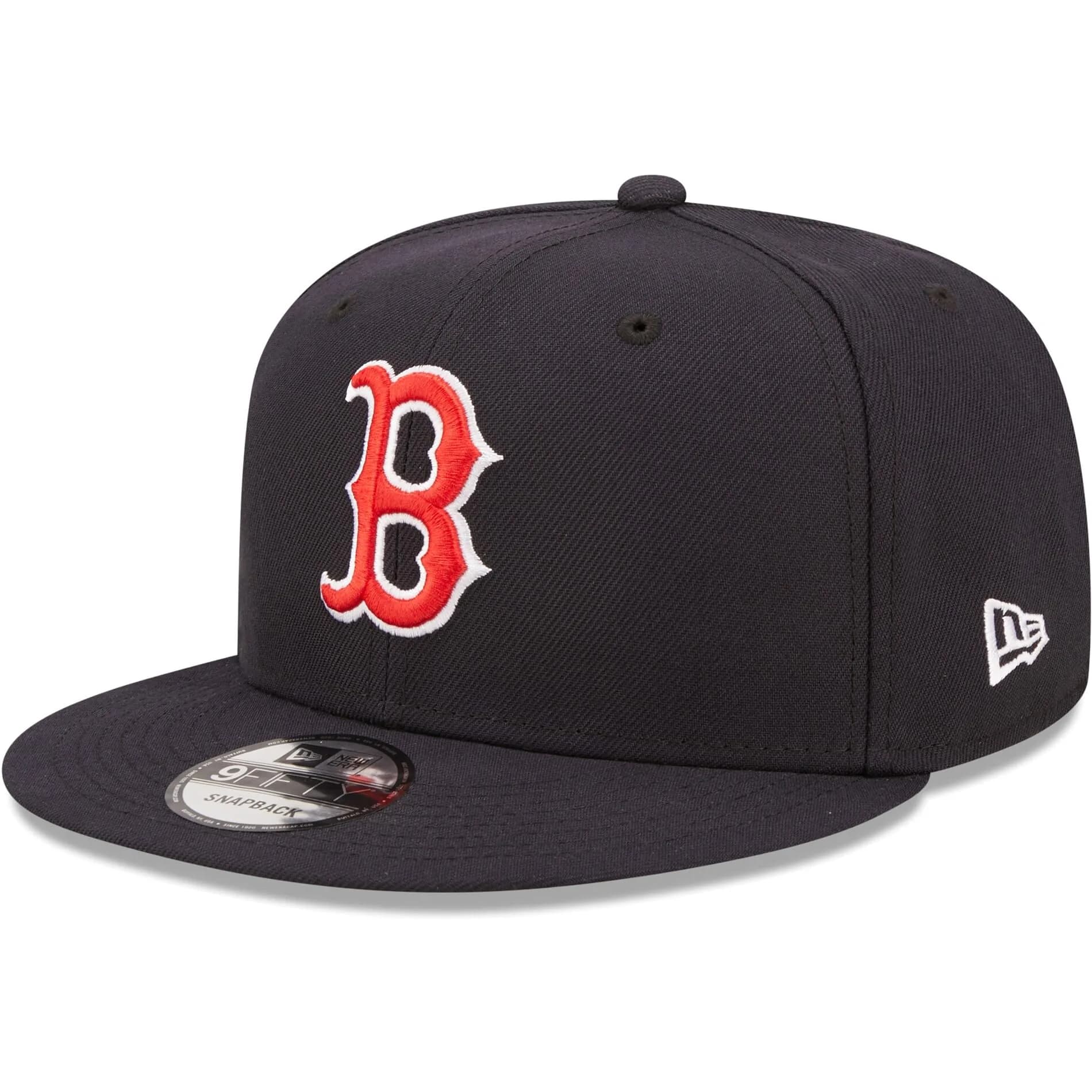 New Era Unisex-Adult MLB 9Fifty Team Color Logo Adjustable Snapback Cap One Size Fits All - Boston Red Sox Navy | Classic MLB Style