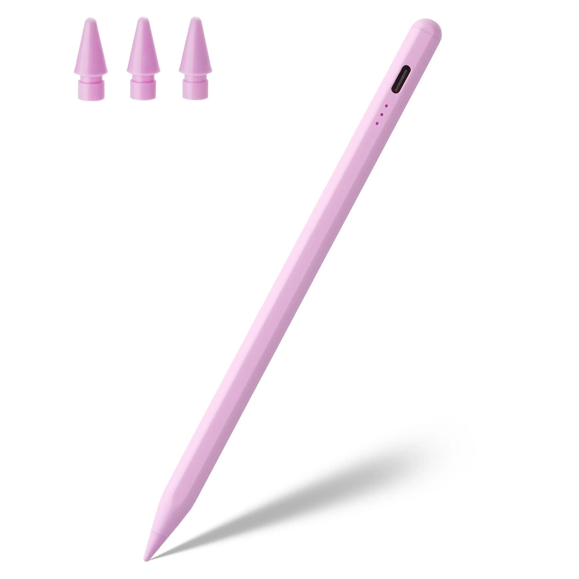 Waiktyne Purple Stylus Pen for iPad 11th-6th Gen, Pro 13" M4, Air M3 M2, Mini A17 Pro | Tilt Sensitive Active Stylus