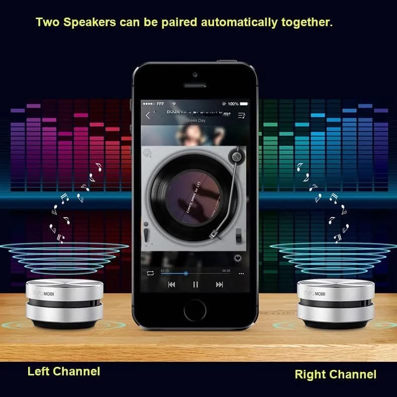 Bigvapor Bone Conduction Speaker 2Pcs Silver | Wireless Portable Stereo Sound thumbnail 5