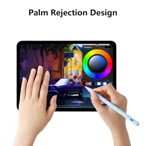 Waiktyne Stylus Pen for iPad A16 11th-10th Gen, iPad Pro 13" M4, iPad Air M3 M2, iPad mini A17 Pro 7th Gen - Blue (167mm) thumbnail 3