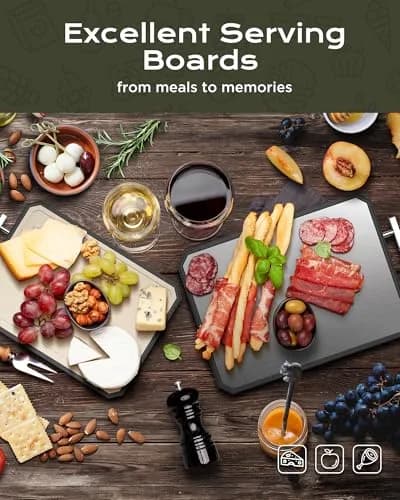 SNOWCLAD Extra Large Stainless Steel Cutting Board Set of 3 | Durable, Hygienic & Dishwasher Safe thumbnail 2