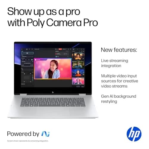 HP OmniBook 7 Flip 16-inch 2-in-1 AI PC | 2K Touchscreen, Intel Ultra 5, 16GB RAM, 512GB SSD thumbnail 8