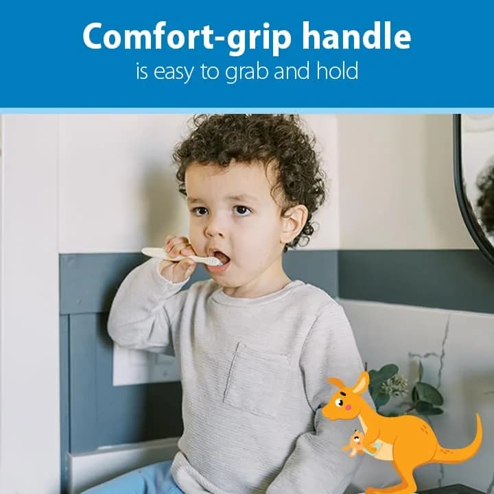 Dr. Brown's Infant-to-Toddler Toothbrush Set, Soft & Gentle Manual Toothbrushes for Baby, 4-Pack | BPA Free, 0-3 Years thumbnail 5