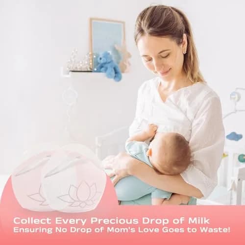 Hranio Milk Collectors for Breastfeeding 70ml (2.5oz) | Wearable Silicone Breast Pump for Postpartum Essentials thumbnail 7
