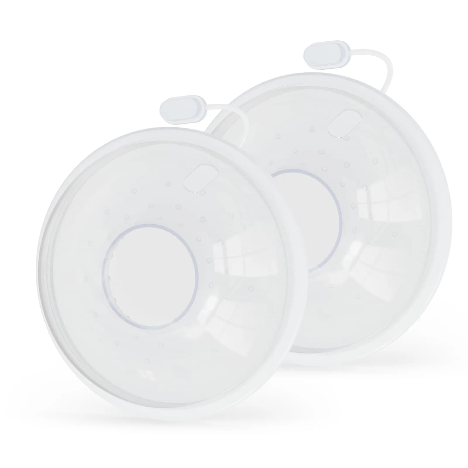 Hranio Breast Milk Collector Shells 30ml (1oz) | BPA-Free Silicone for Breastfeeding — 1 Ounce