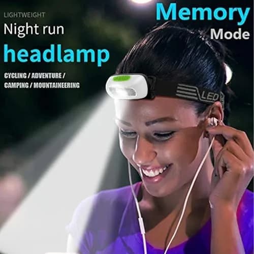 Geekhigh 500 Lumen Rechargeable Headlamp with Red Light 3PACK | IP54 Water-Resistant, 5 Modes, USB Rechargeable, Adult Outdoor Use thumbnail 6