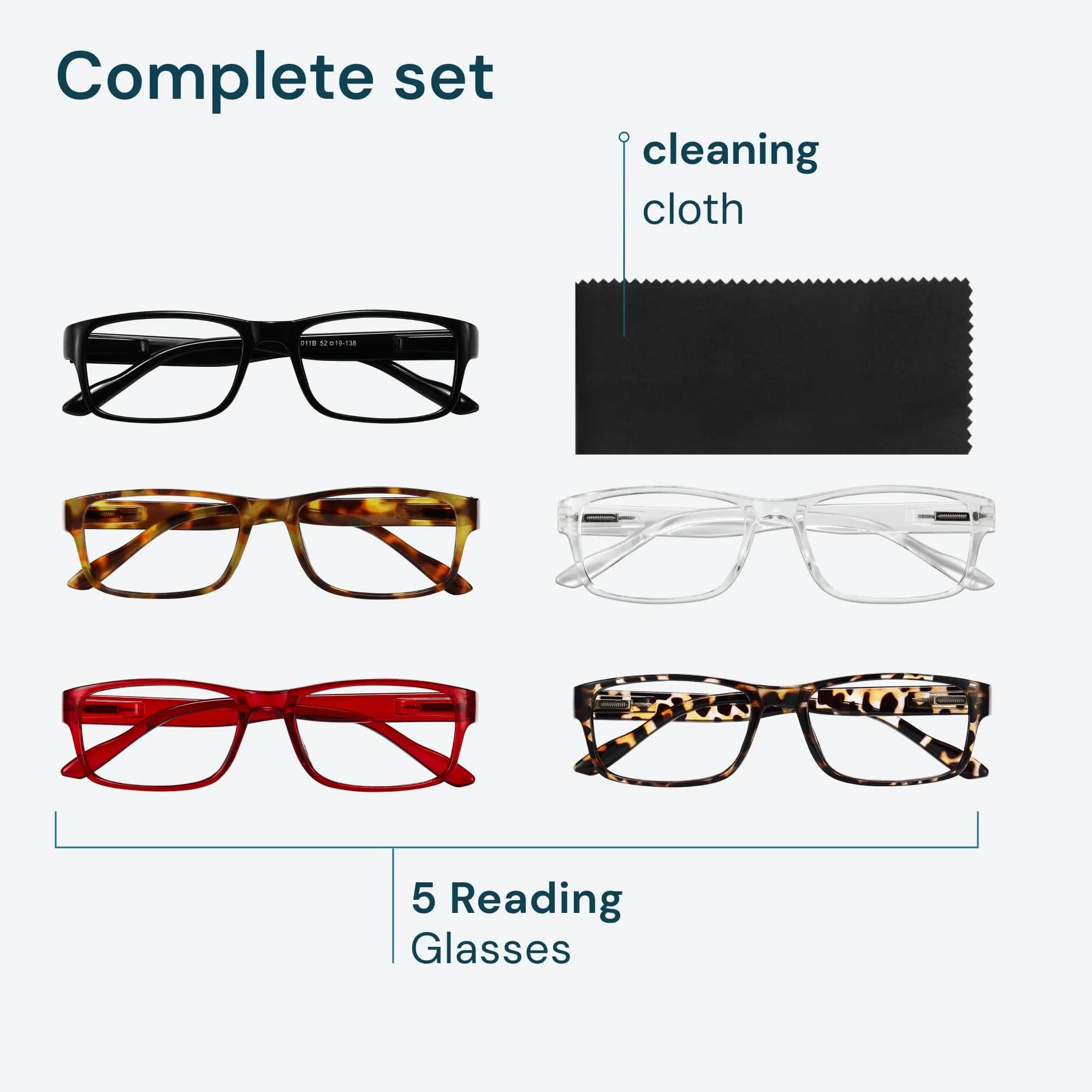 Gaoye Blue Light Blocking Reading Glasses 5-Pack | Accurate Magnification for All-Day Comfort thumbnail 7