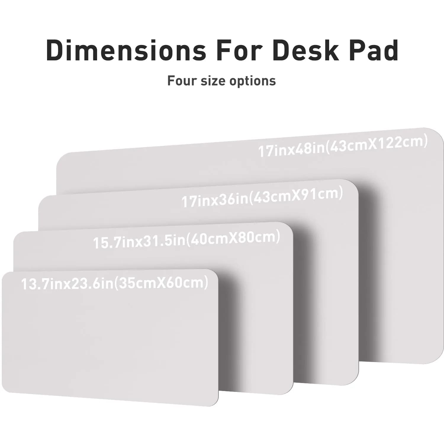 Aothia Large PU Leather Desk Pad Protector (48" x 17") | Smooth Ink Flow & Fade-Resistant Surface thumbnail 6