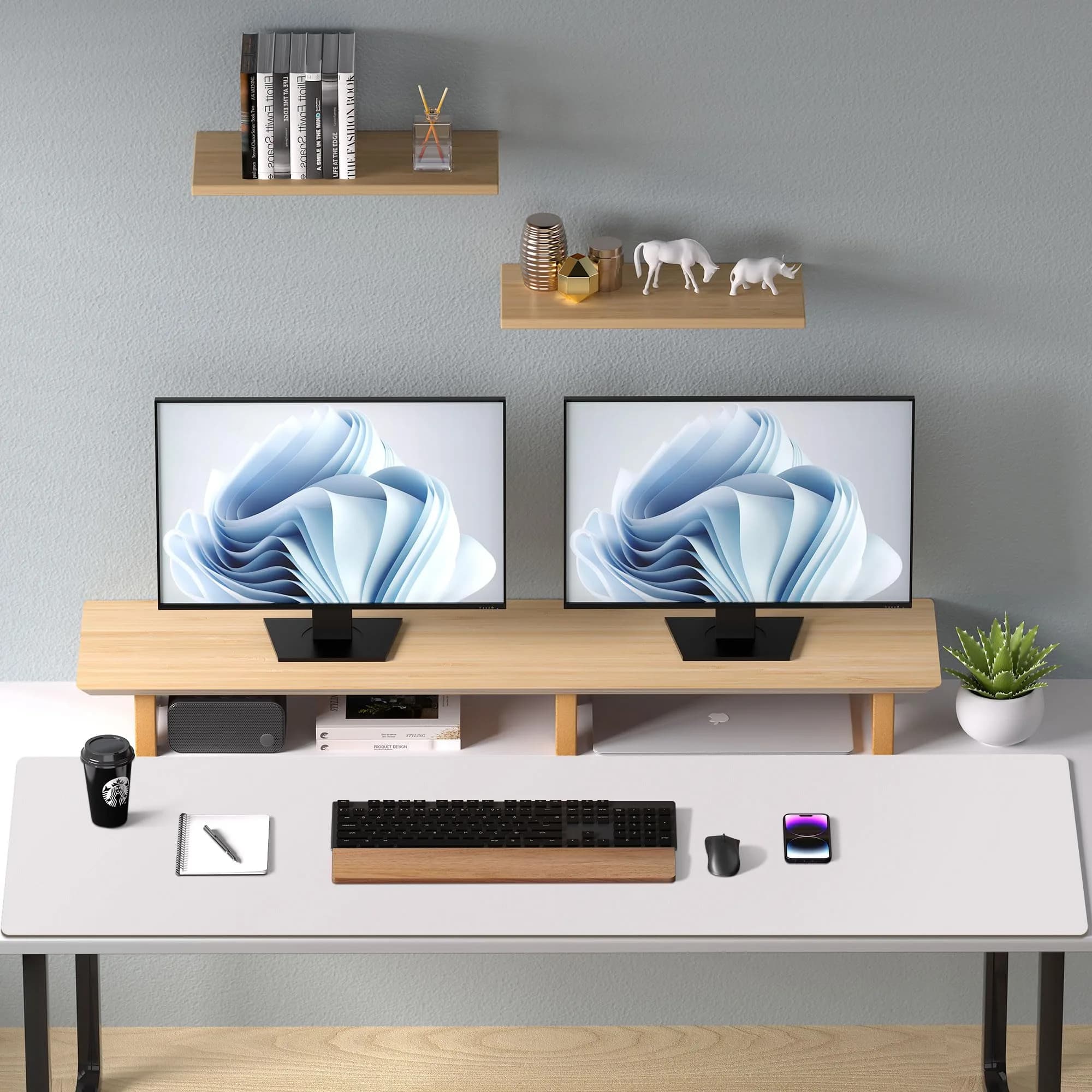 Aothia Large PU Leather Desk Pad Protector (48" x 17") | Smooth Ink Flow & Fade-Resistant Surface thumbnail 8