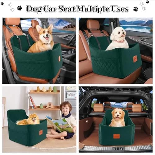 INDYBUD Dog Booster Car Seat for Dogs up to 35lbs | Safe Travel & Indoor Use thumbnail 5