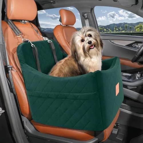 INDYBUD Dog Booster Car Seat for Dogs up to 35lbs | Safe Travel & Indoor Use thumbnail 7