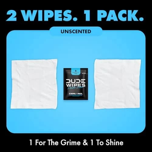 DUDE Wipes Double Deuce On-The-Go Flushable Wipes 80 Count | Hypoallergenic & Plant-Based thumbnail 2