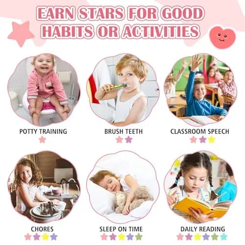 GoClimber Magnetic Reward Jar, Star Reward System for Kids, Behavior Management, Classroom & Home, 5.9*9.5in | Magnetic Star Rewards thumbnail 4