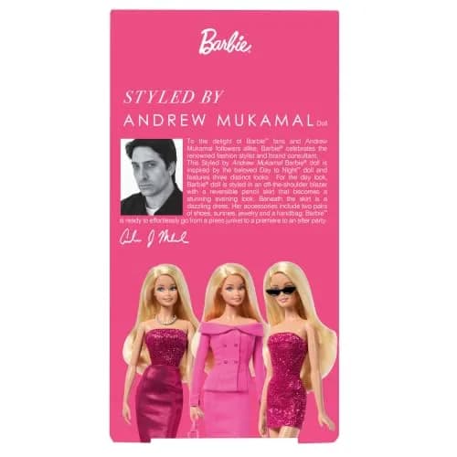 Barbie Signature Styled by Andrew Mukamal Collectible Doll 32cm (12.6in) | Fashion Stylist Inspired Toy Figure thumbnail 6