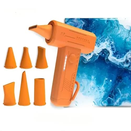 NISITEM Cordless 6-Nozzle Paint Blower | Fluid Art & Dutch Pour Tool, 1 Count thumbnail 1