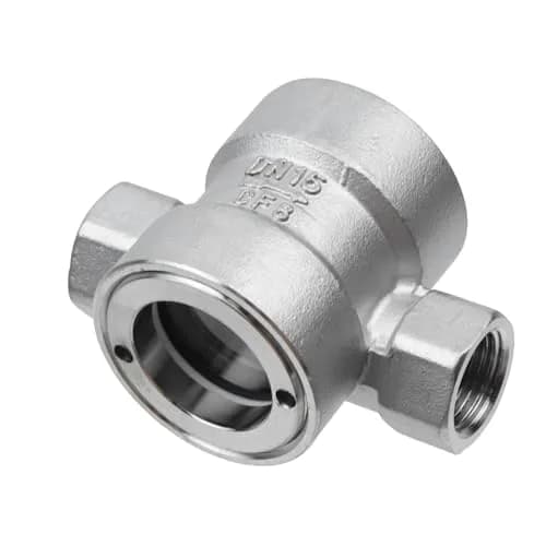 Antrader 1/2" NPT Female Stainless Steel Flow Indicator with Impeller | DN15-1/2" Sight Glass thumbnail 3