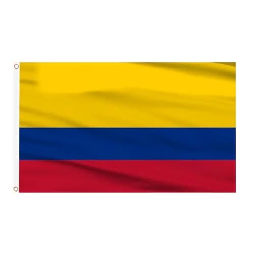 AhfuLife Colombia Flag 3x5 Ft | Double-Sided Waterproof Flag for Outdoor & Indoor Patriotism thumbnail 1