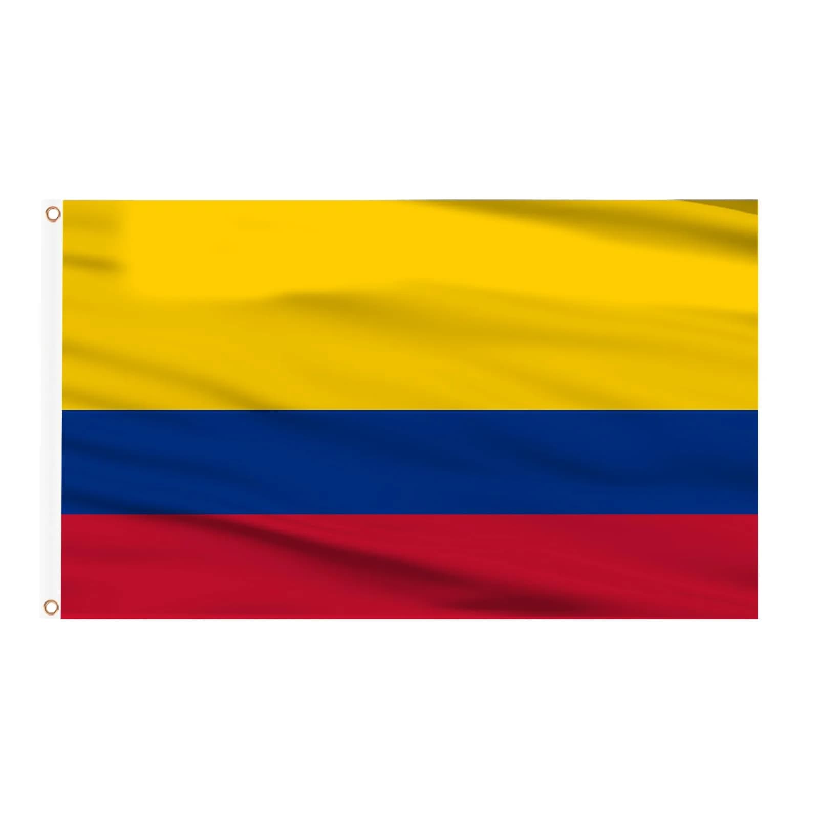 AhfuLife Colombia Flag 3x5 Ft | Double-Sided Waterproof Flag for Outdoor & Indoor Patriotism